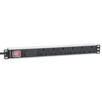Intellinet 715195 unidad de distribución de energía (PDU) 6 salidas AC 1U Negro, Blanco (3)