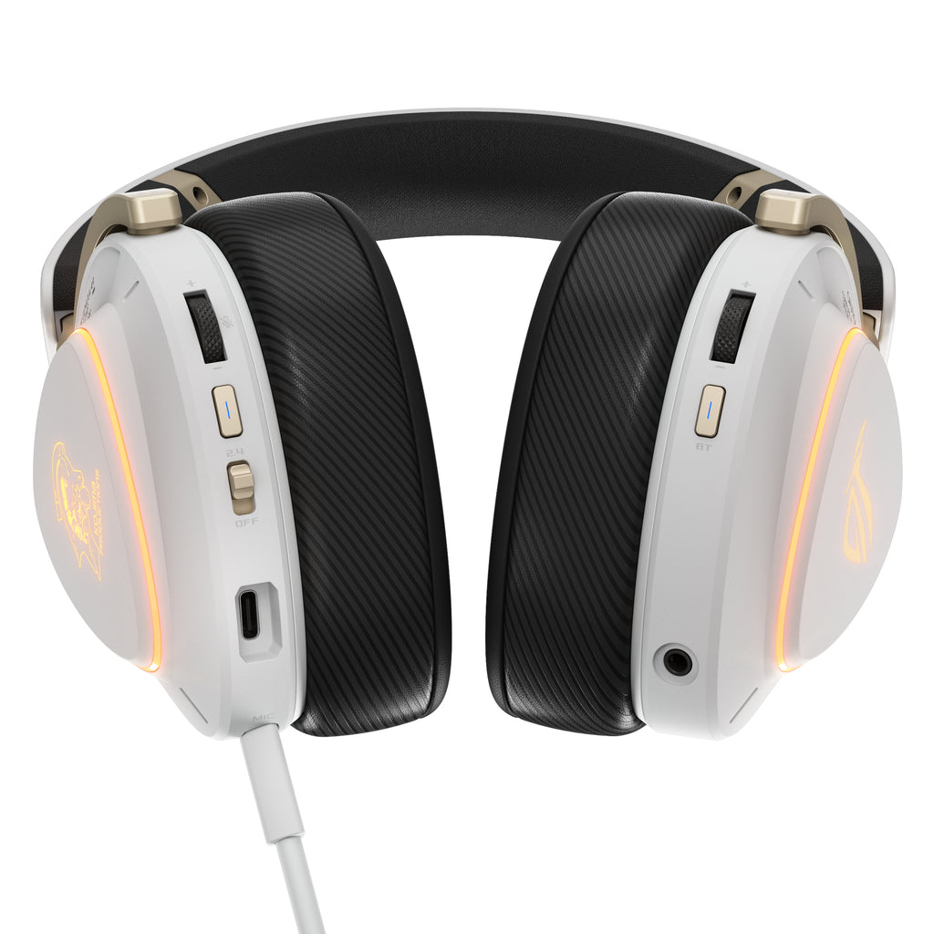 ASUS ROG Delta II-KJP Auriculares Inalámbrico y alámbrico Diadema Juego Bluetooth Negro, Blanco (5)