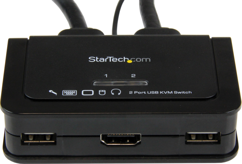Startech SV211HDUA - 1080p, Conmutador KVM / audio, 2 x KVM / audio (2)