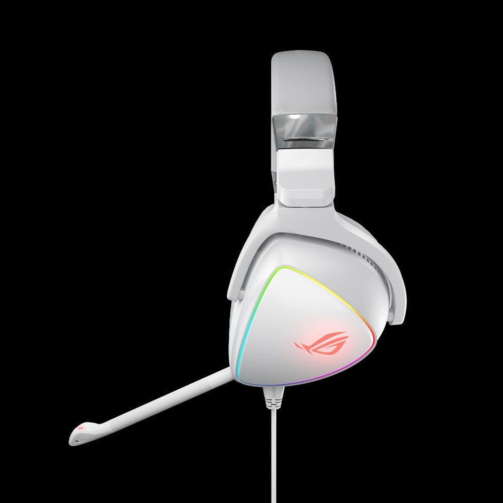 ASUS ROG Delta - White Edition - auricular - tamaño completo - cableado - USB