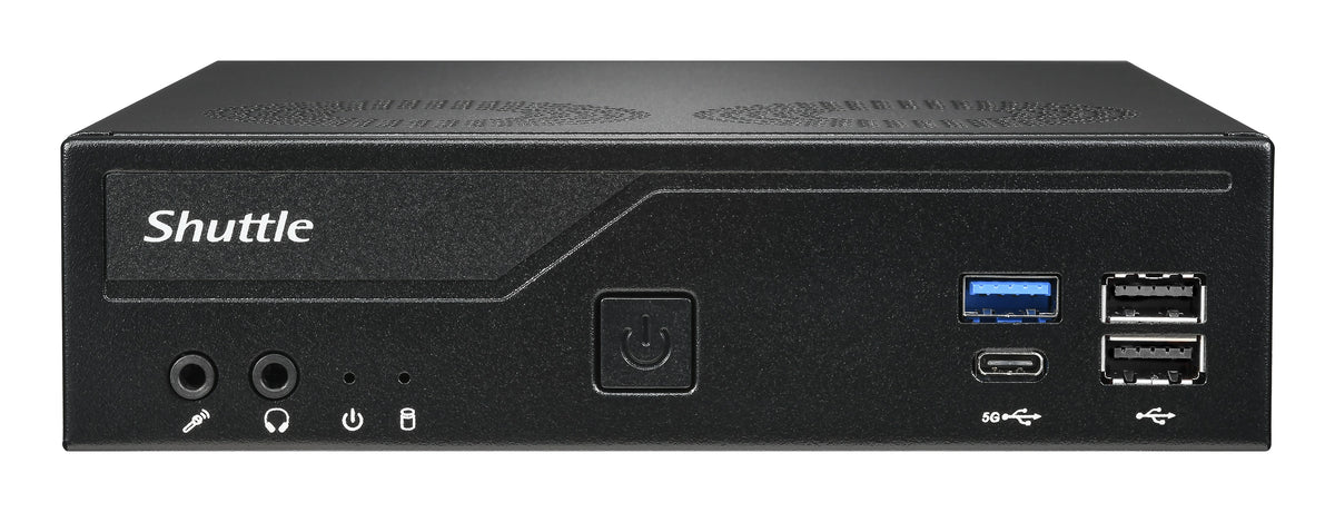 Shuttle XPС slim DH610V2 PC/estación de trabajo barebone 1,35 l tamaño PC Negro Intel H610 LGA 1700