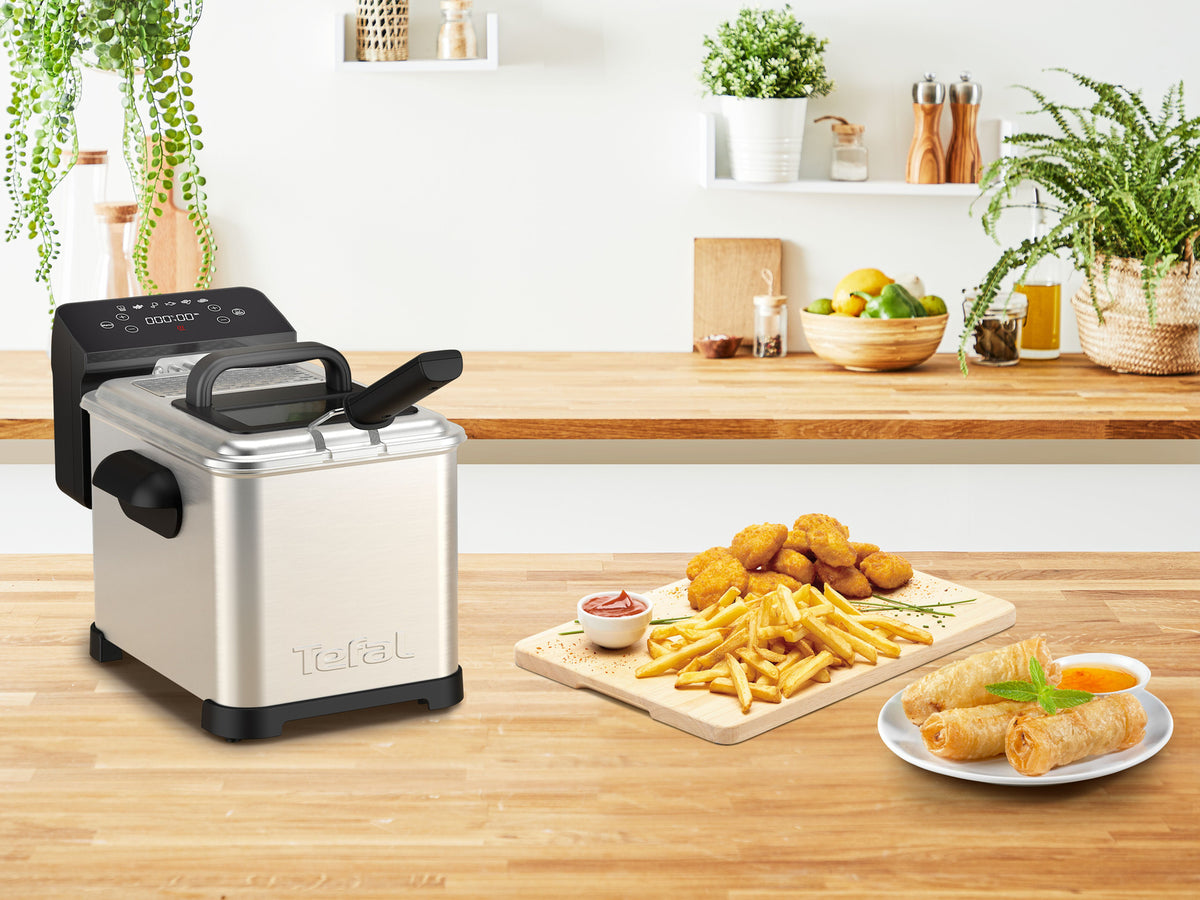 Tefal Family Pro FR507D Sencillo 4 L Independiente 2400 W Freidora Acero inoxidable (9)