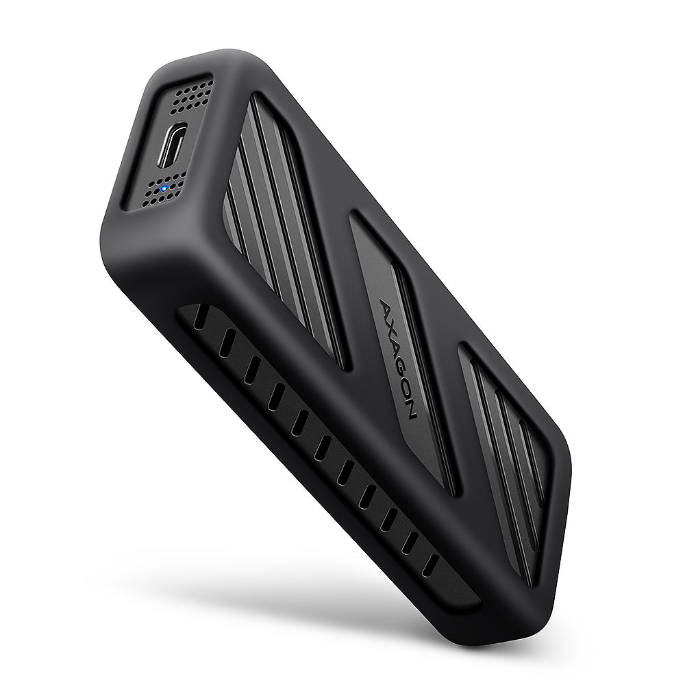 Axagon EEM2-20G NVMe-SSD-Gehäuse USB-C 3.2 20 Gbps 2230 - 2280 - schwarz Caja externa para unidad de estado sólido (SSD) Negro M.2