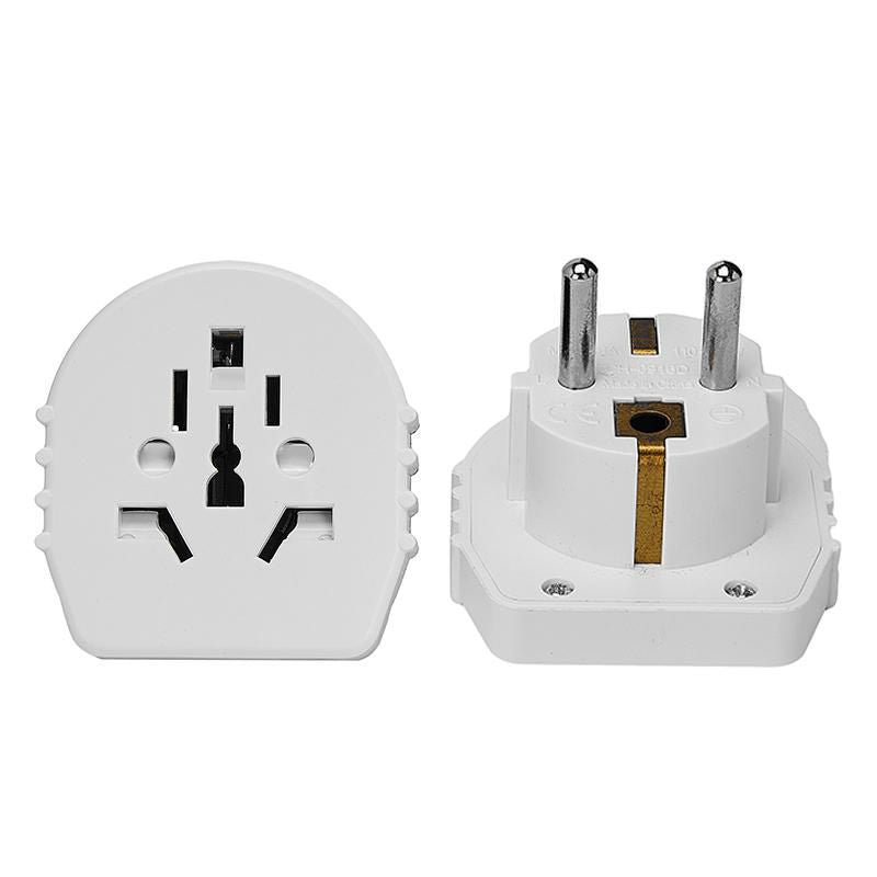 Microconnect PETRAVEL15 adaptador de enchufe eléctrico Universal Blanco (2)