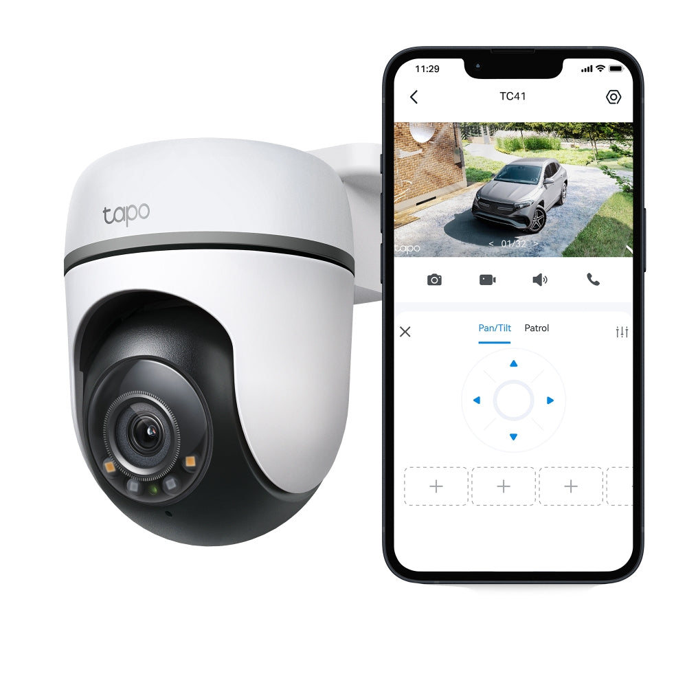 TP-Link Tapo TC41 V2 Esférico Cámara de seguridad IP Interior y exterior 2304 x 1296 Pixeles Techo/Pared/Poste (5)