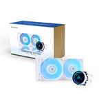 Chieftec ICEBERG 240-RGB-W Carcasa del ordenador Sistema de refrigeración líquida todo en uno 12 cm Blanco (8)