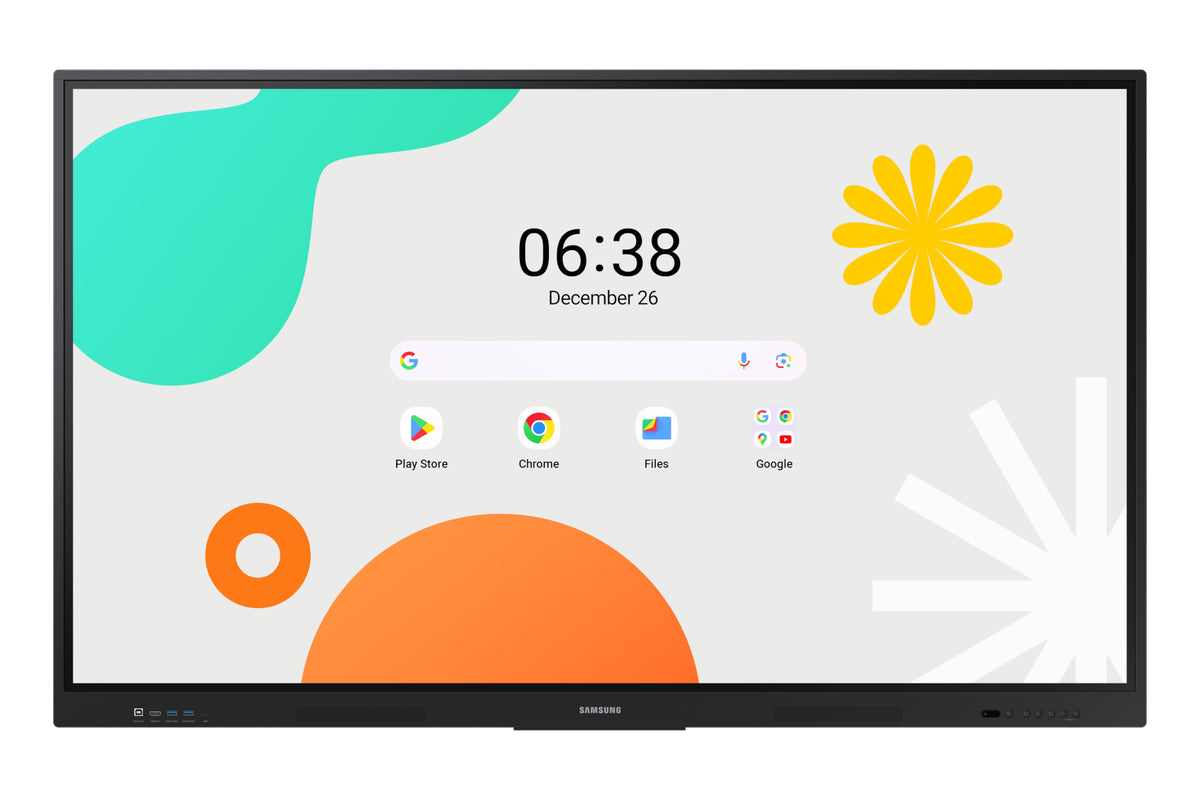 Samsung WA65F pizarra blanca interactiva 165,1 cm (65") 3840 x 2160 Pixeles Pantalla táctil Negro