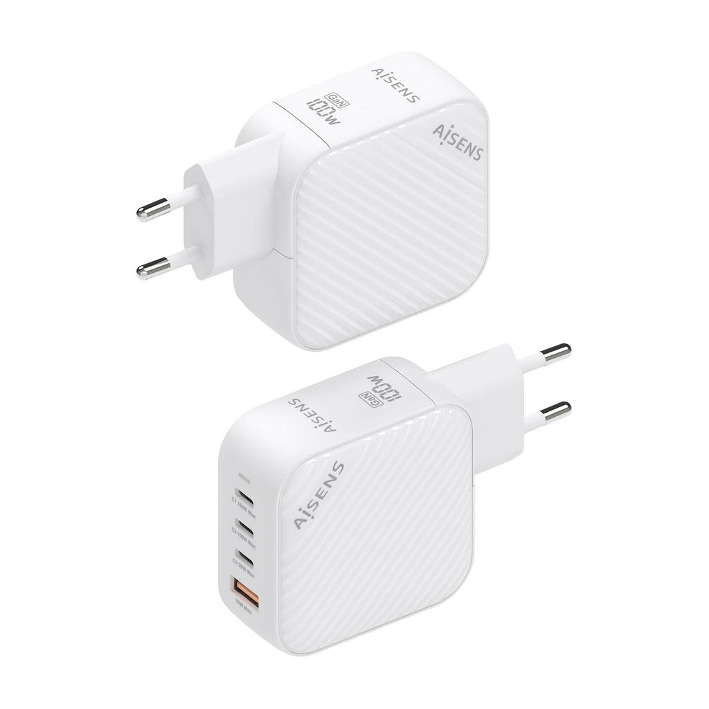 AISENS ASCH-100W4P028-W cargador de dispositivo móvil Universal Corriente alterna Carga rápida Interior (4)