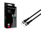 Conceptronic ETTA01B20 cable USB USB 2.0 2 m USB C 0,48 Gbit/s 100 W Negro (4)