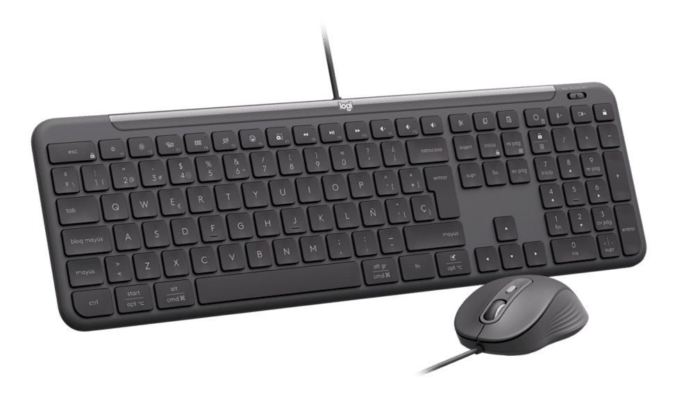 Logitech Signature Slim Combo MK620 For Business teclado Ratón incluido Hogar / Oficina USB AZERTY Francés Grafito (4)