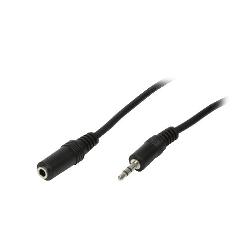 LogiLink 3.5mm - 3.5mm, 3m cable de audio 3,5mm Negro (2)