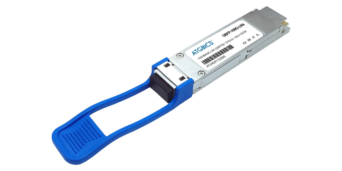 ATGBICS 10403-C red modulo transceptor Fibra óptica 100000 Mbit/s QSFP28 1309 nm