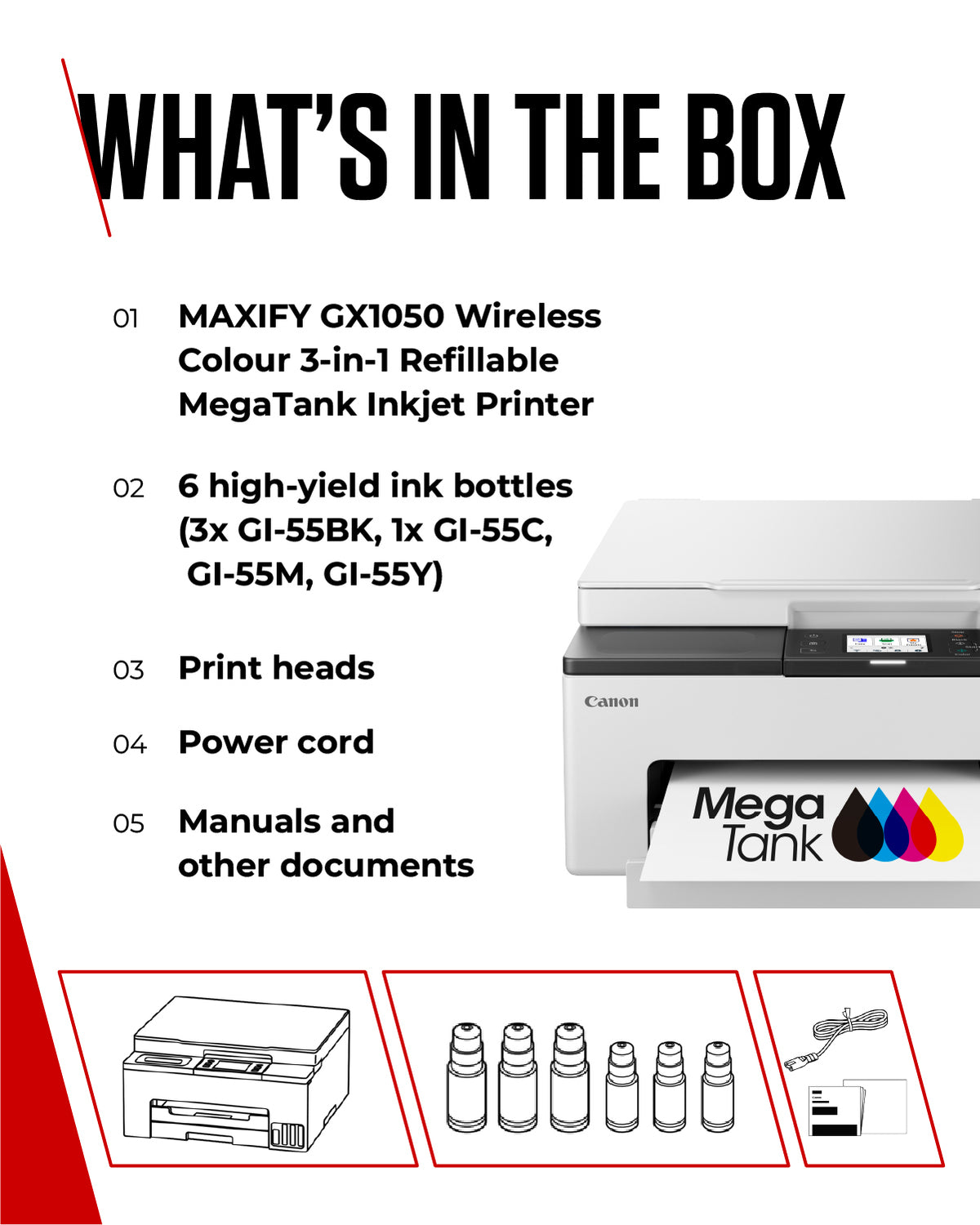 Canon MAXIFY GX1050 Inyección de tinta A4 600 x 1200 DPI Wifi (6)