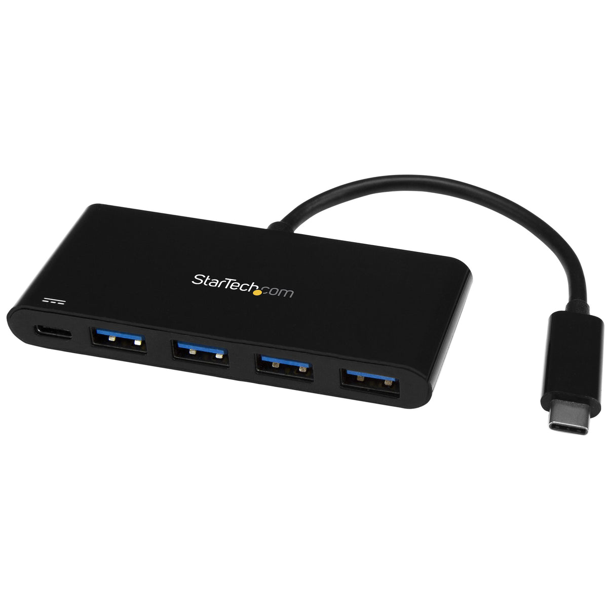 StarTech.com HB30C4AFPD hub de interfaz USB 3.2 Gen 1 (3.1 Gen 1) Type-C 5000 Mbit/s Negro