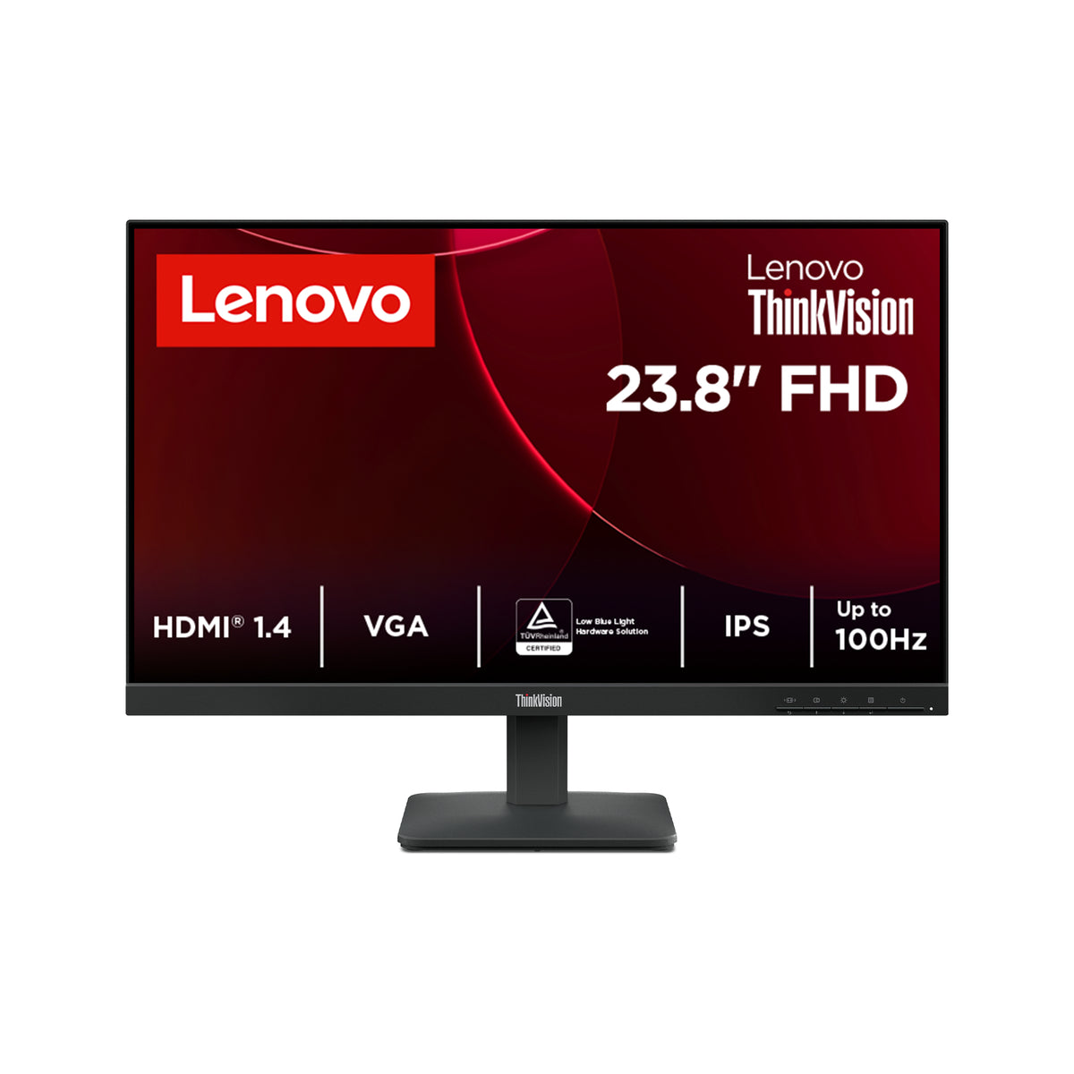 Lenovo ThinkVision S24-4e pantalla para PC 60,5 cm (23.8") 1920 x 1080 Pixeles Full HD LED Negro (2)