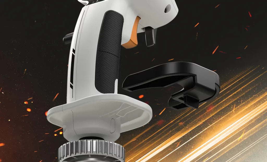 Thrustmaster Sol-R 2 HOSAS Space Sim Duo Negro, Blanco USB Palanca de vuelo Analógico/Digital PC (5)