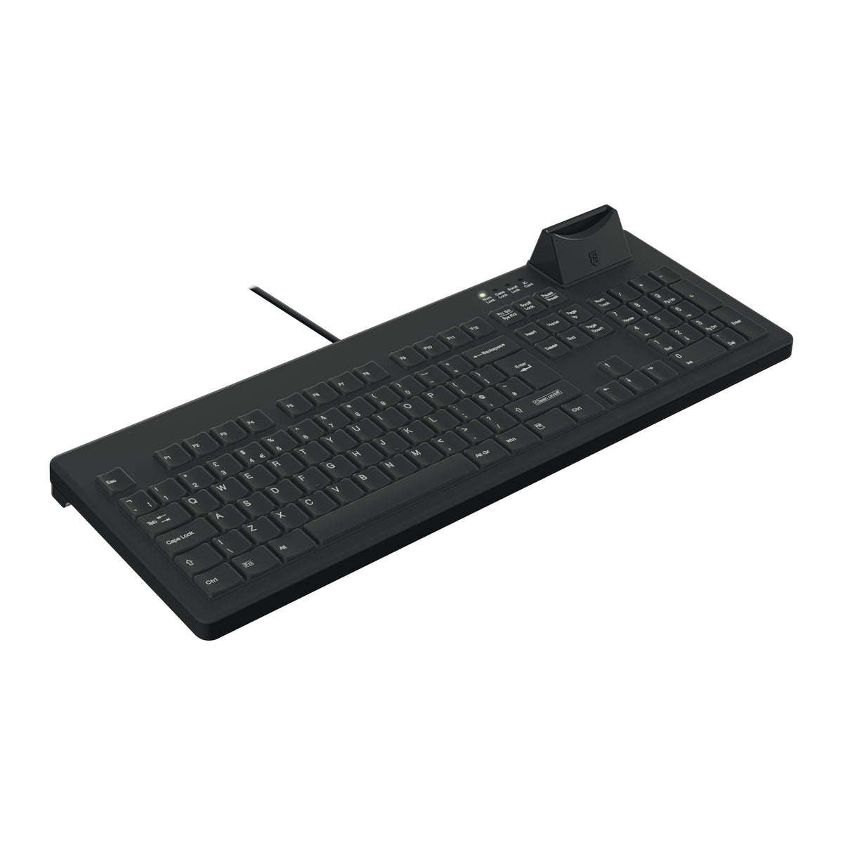 Contour Design Active Key AK-C8200F-UV-B/UK teclado Médico USB QWERTY Inglés del Reino Unido Negro (2)