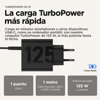 Motorola TurboPower 125W Universal Negro Corriente alterna Carga rápida Interior (4)