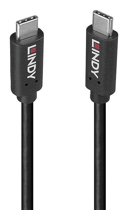 Lindy 36975 cable USB USB 3.2 Gen 2x2 1,5 m USB C 20 Gbit/s 100 W Negro