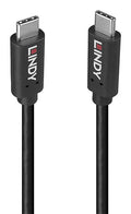 Lindy 36975 cable USB USB 3.2 Gen 2x2 1,5 m USB C 20 Gbit/s 100 W Negro