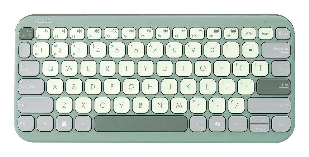 ASUS Marshmallow Keyboard KW100 teclado Hogar Bluetooth QWERTZ Alemán Verde (2)