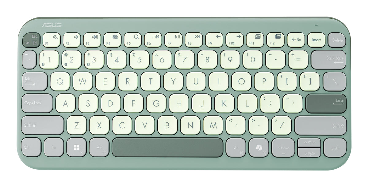 ASUS Marshmallow Keyboard KW100 teclado Hogar Bluetooth QWERTZ Alemán Verde (2)
