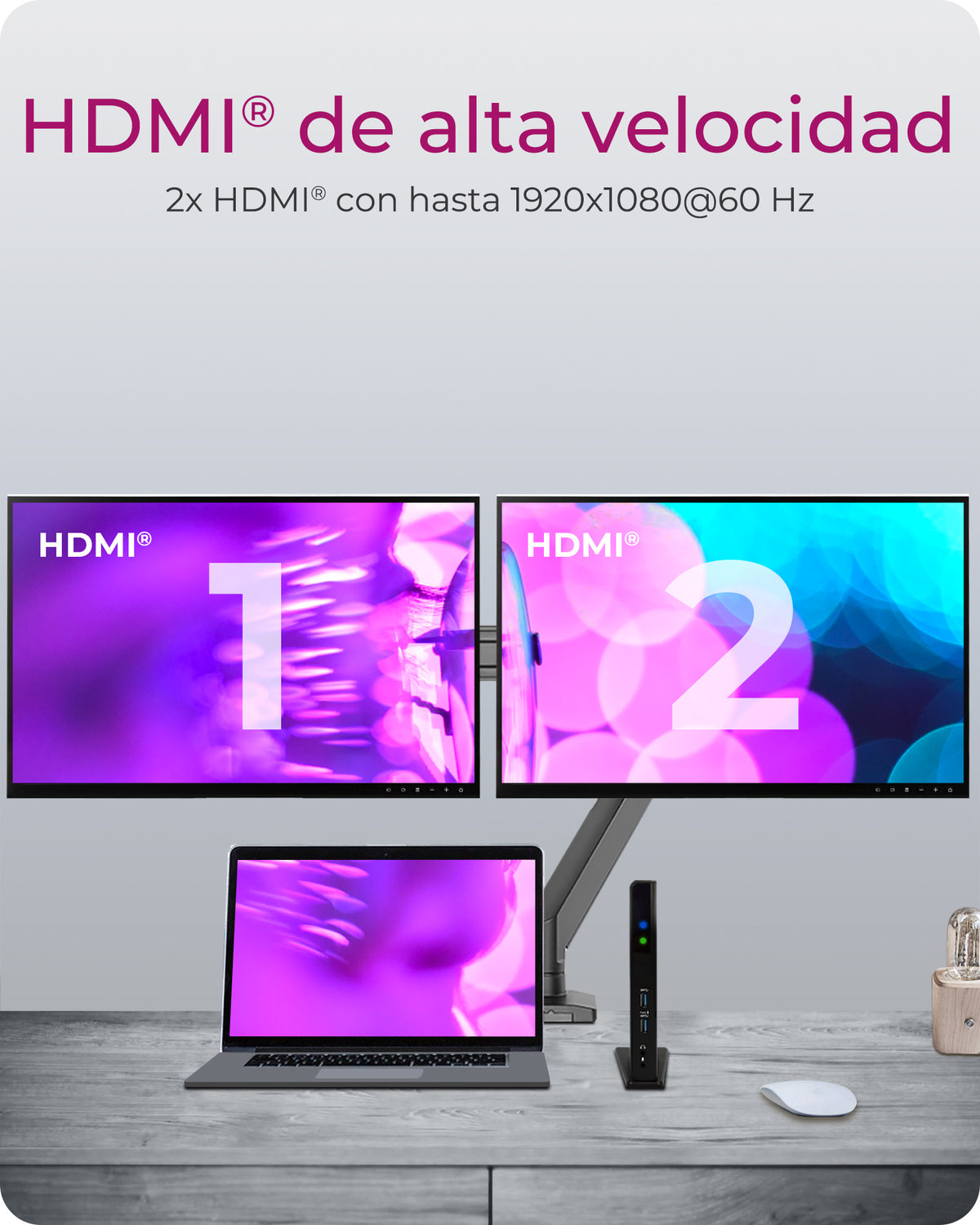 ICY BOX IB-DK2251AC Alámbrico USB 3.2 Gen 2 (3.1 Gen 2) Type-A Negro (6)