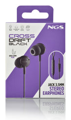 NGS CROSS DRIFT BLACK Auriculares Alámbrico Dentro de oído Llamadas/Música Negro (9)