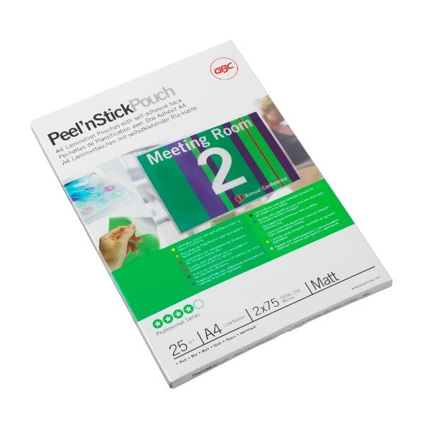 GBC Peel and Stick Pouch plastificador 25 pieza(s)