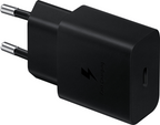 Adaptador carga Samsung 15W USB-C negro