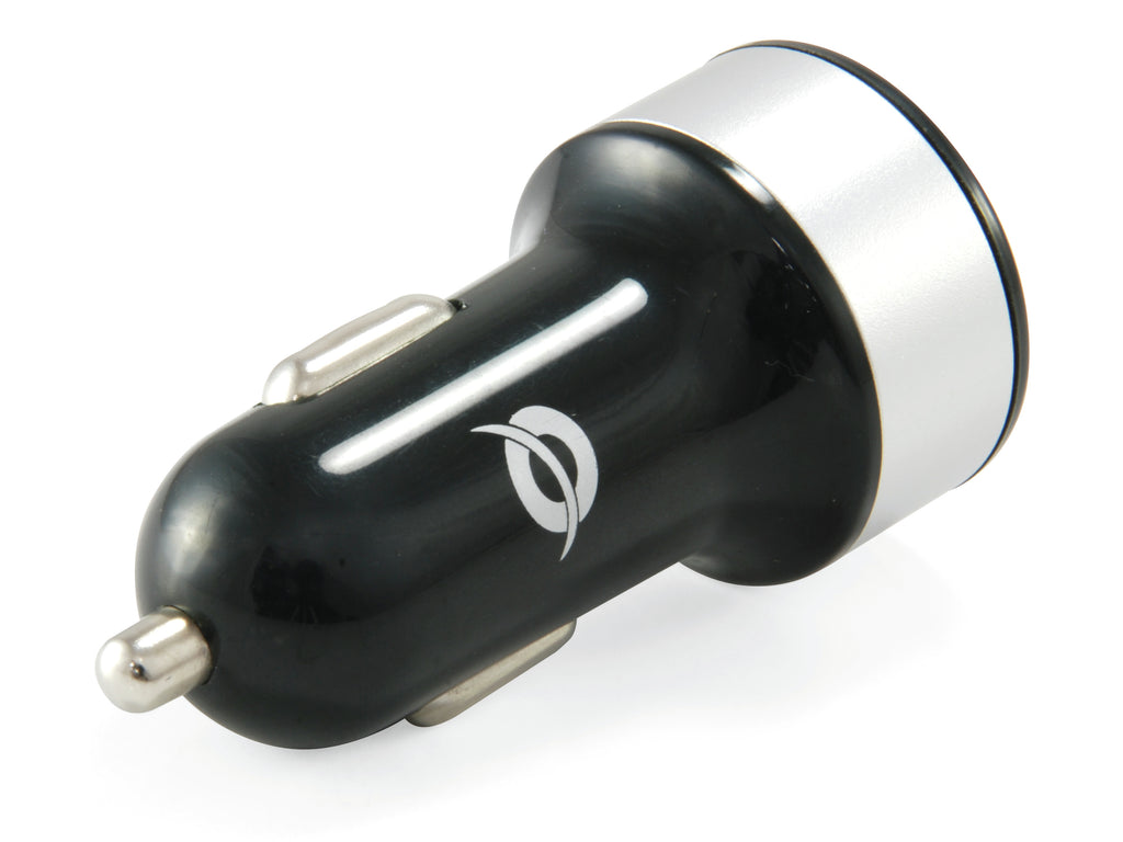 Conceptronic CUSBCAR2A cargador de dispositivo móvil Tableta Plata Encendedor de cigarrillos Auto (2)