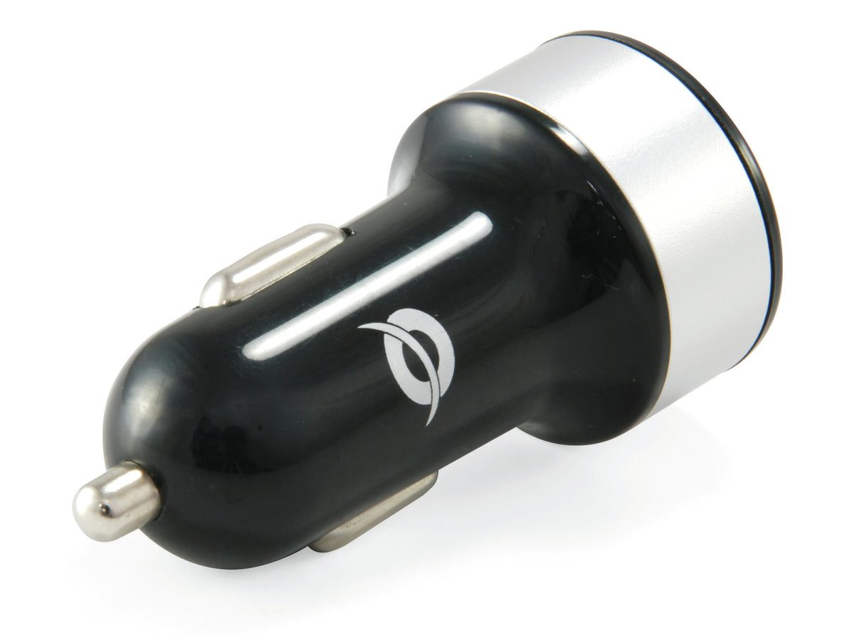 Conceptronic CUSBCAR2A cargador de dispositivo móvil Tableta Plata Encendedor de cigarrillos Auto (2)