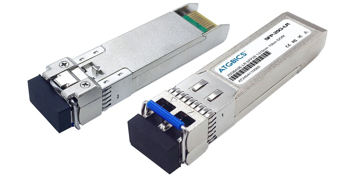 ATGBICS 10504-C red modulo transceptor Fibra óptica 25000 Mbit/s SFP28 1310 nm
