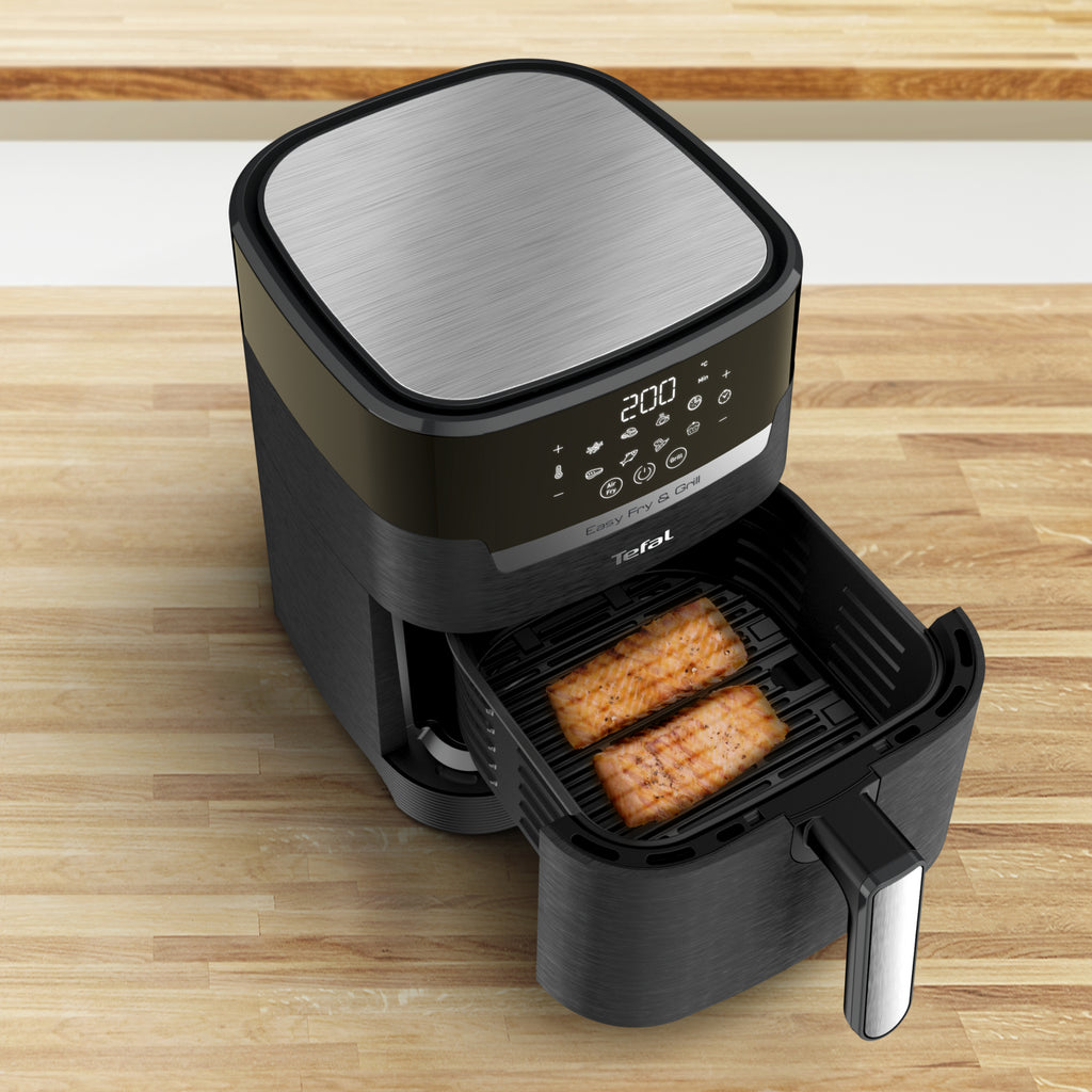 Tefal Easy Fry & Grill EY5058 Sencillo 4,2 L Independiente 1550 W Freidora de aire caliente Negro (8)