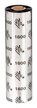 Zebra 1600 Wax cinta térmica 450 m Negro (2)