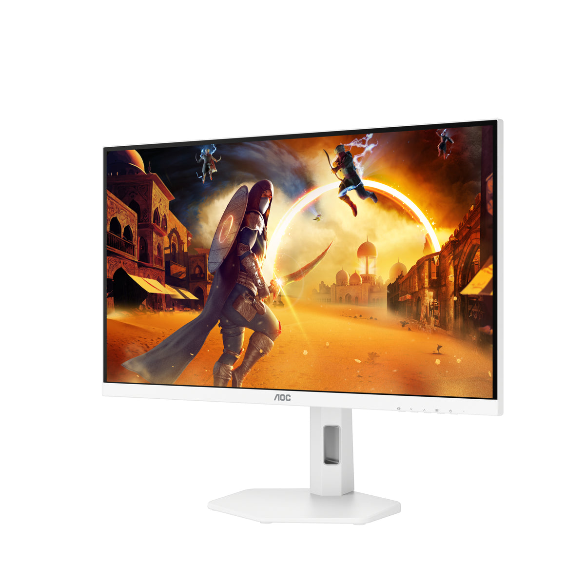 AOC G4 U27G4/WS pantalla para PC 68,6 cm (27") 3840 x 2160 Pixeles 4K Ultra HD Plata, Blanco (2)