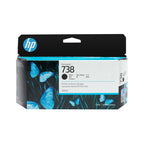 HP 738 130-ml Black DesignJet Ink Cartridge cabeza de impresora Inyección de tinta térmica (2)