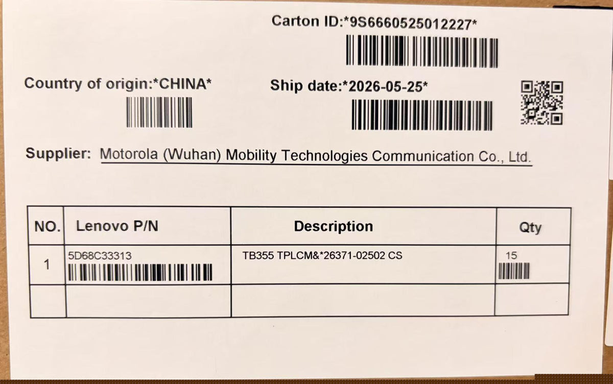 TB355 TPLCM&*26371-02502 CS