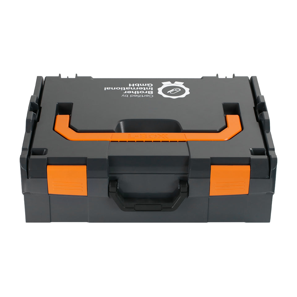 Brother ZPTOUCHLBOXXKOMPL caja para equipo Portaaccesorios de viaje rígido Negro, Naranja (6)