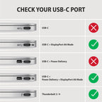 Axagon RVC-DPC adaptador de cable de vídeo 1,8 m USB Tipo C DisplayPort Negro (7)