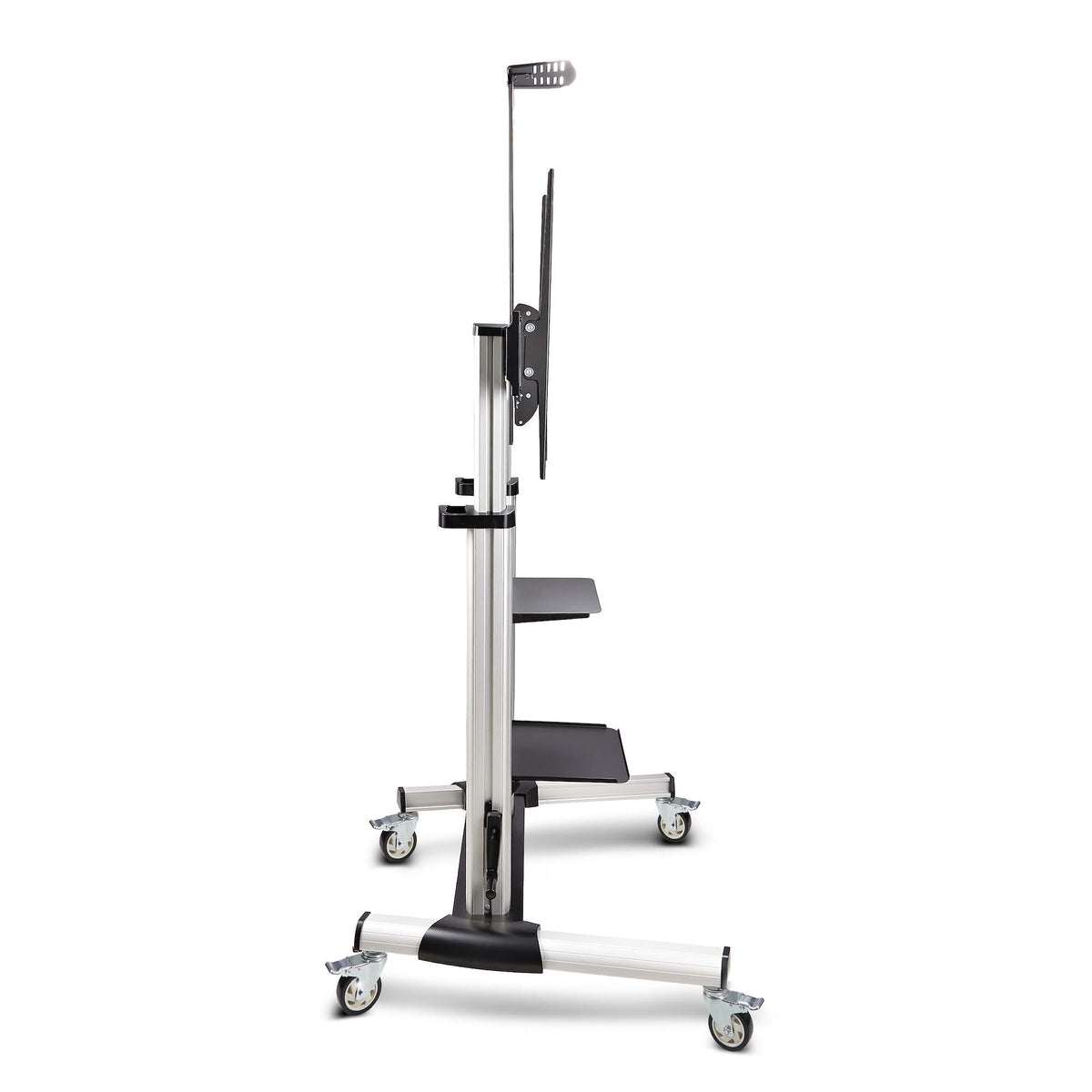 StarTech.com 1110C-MOBILE-TV-CART soporte para TV 2,54 m (100") Negro, Plata (5)