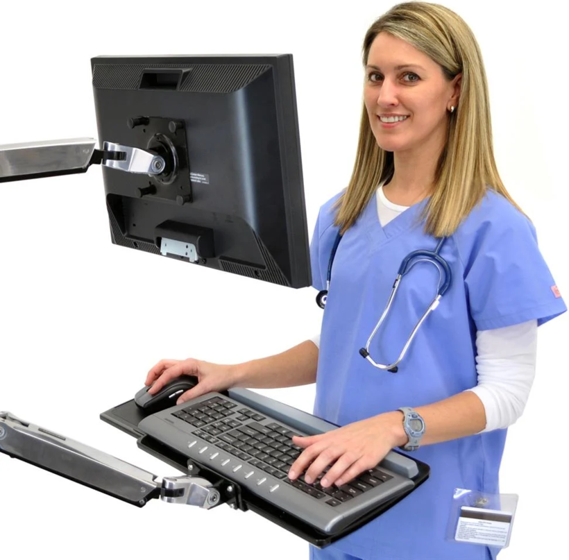 Ergotron 45-246-026 - Bandeja para montaje de brazo para teclado/ratón vista 3