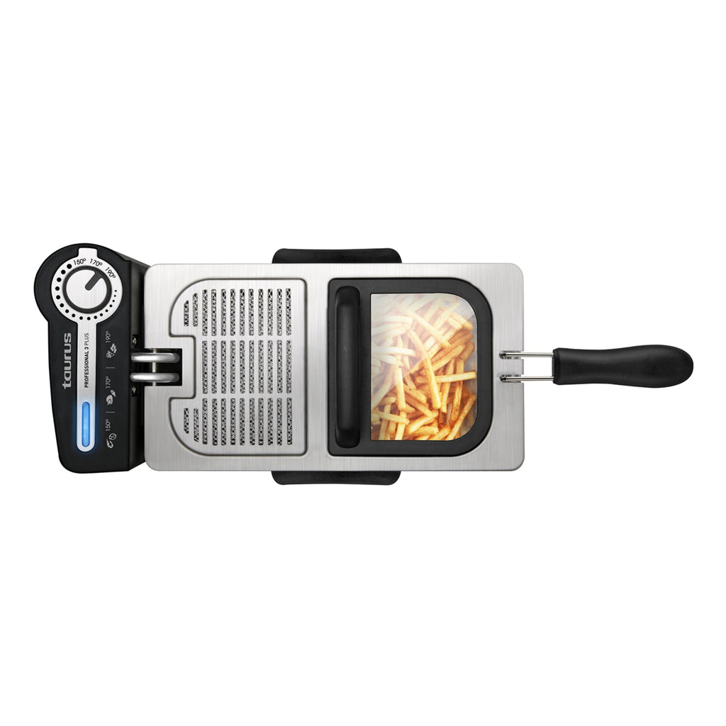 Taurus PROFESSIONAL 3 PLUS individual 3 L independiente 2100 W Freidora acero