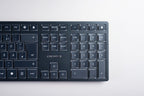 CHERRY KW 9100 SLIM teclado Universal RF Wireless + Bluetooth QWERTY Inglés del Reino Unido Negro (9)