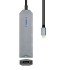 AISENS ASUC-4P002-GR base para portátil y replicador de puertos Alámbrico USB 3.2 Gen 1 (3.1 Gen 1) Type-C (3)