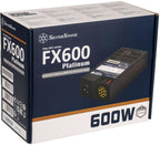 Silverstone FX600 Platinum fuente alimentación 600W 20+4 pin ATX Flex