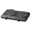 Taurus Volcano Duo negro, acero inoxidable, sobremesa 120 cm, placa sellada