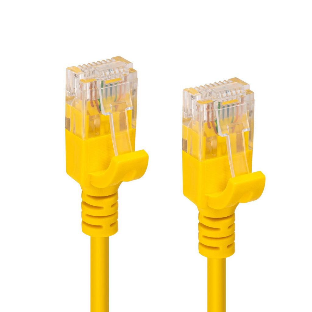 Microconnect V-UTP6A0025Y-SLIM cable de red Amarillo 0,25 m Cat6a U/UTP (UTP) (3)