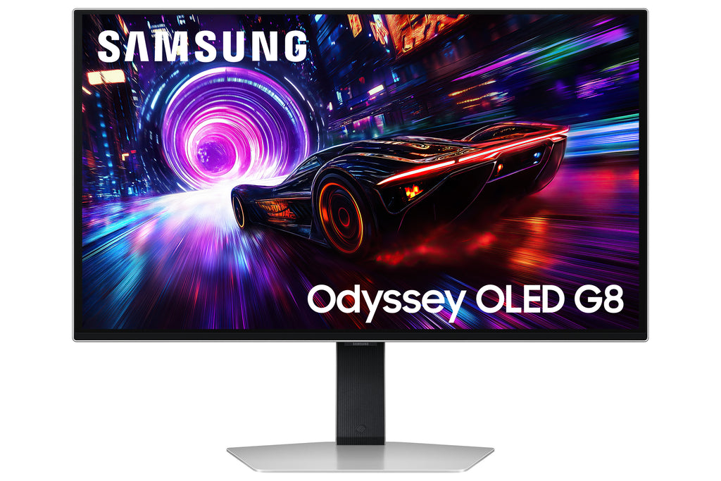 Samsung G81SF pantalla para PC 68,6 cm (27") 3840 x 2160 Pixeles 4K Ultra HD OLED Plata