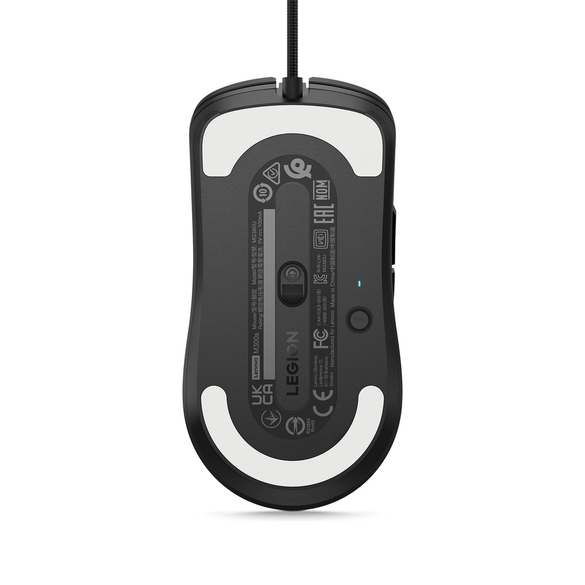 Lenovo Legion M300s RGB ratón Juego Mano derecha USB tipo A Óptico 8000 DPI (4)